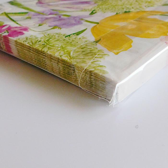 Caspari Spring Flower Show10枚入り ペーパーナプキン 紙ナプキン