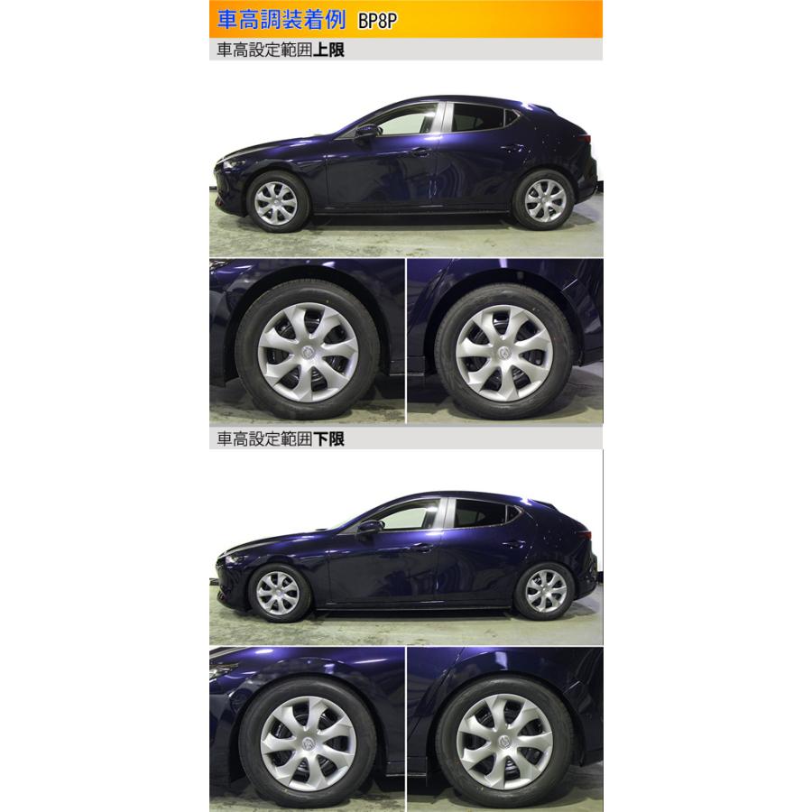 ラルグス 全長調整式車高調 スペックs Mazda3セダン Bp8p Bpfp Largus Spec S 車高調整キット サスペンションキット ローダウン Qq 23k Ktsパーツショップ 通販 Yahoo ショッピング