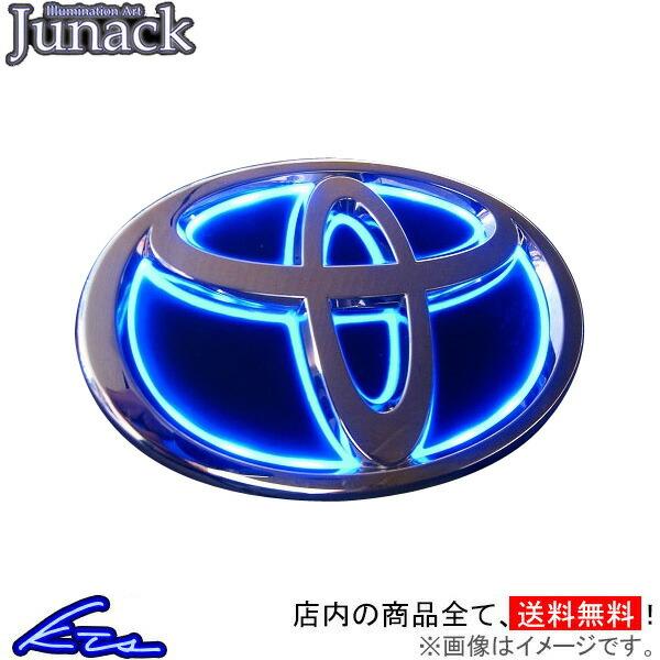 ジュナック LEDトランスエンブレム リア ブルー カローラアクシオ NZE16#/NRE16# LTE-T13 Junack