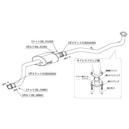 メーカー 柿本改 KAKIMOTO RACING 柿本 カキモト スポーツマフラー kts ...