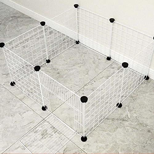 配送員設置 Knsk ペットフェンス 35cm 35cm鉄製 レイアウト自由 フェンス 室内 ウサギ 小動物 猫 小型犬 ペットサークル 脱走防止 ペットサークル Www Cosmopharmaint Com