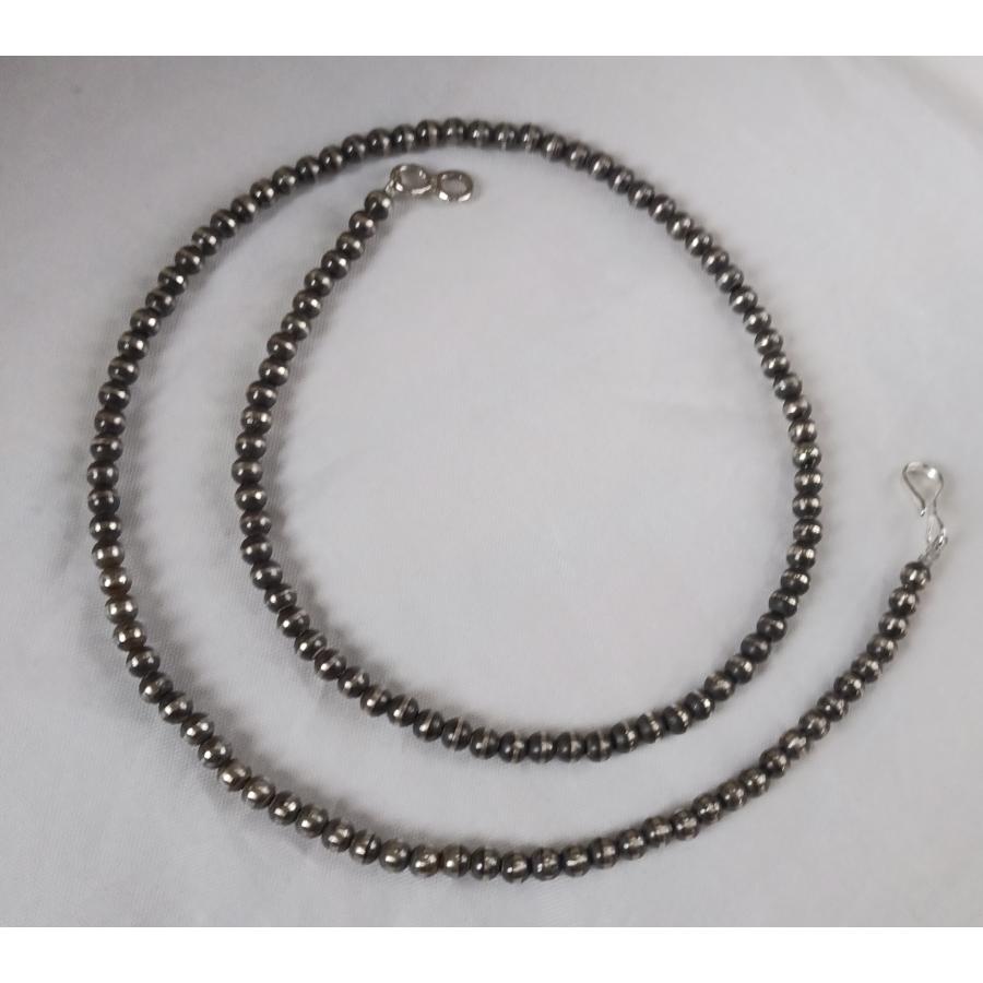 Indian Jewelry ナバホパール ネックレス シルバー925 4mm : K2