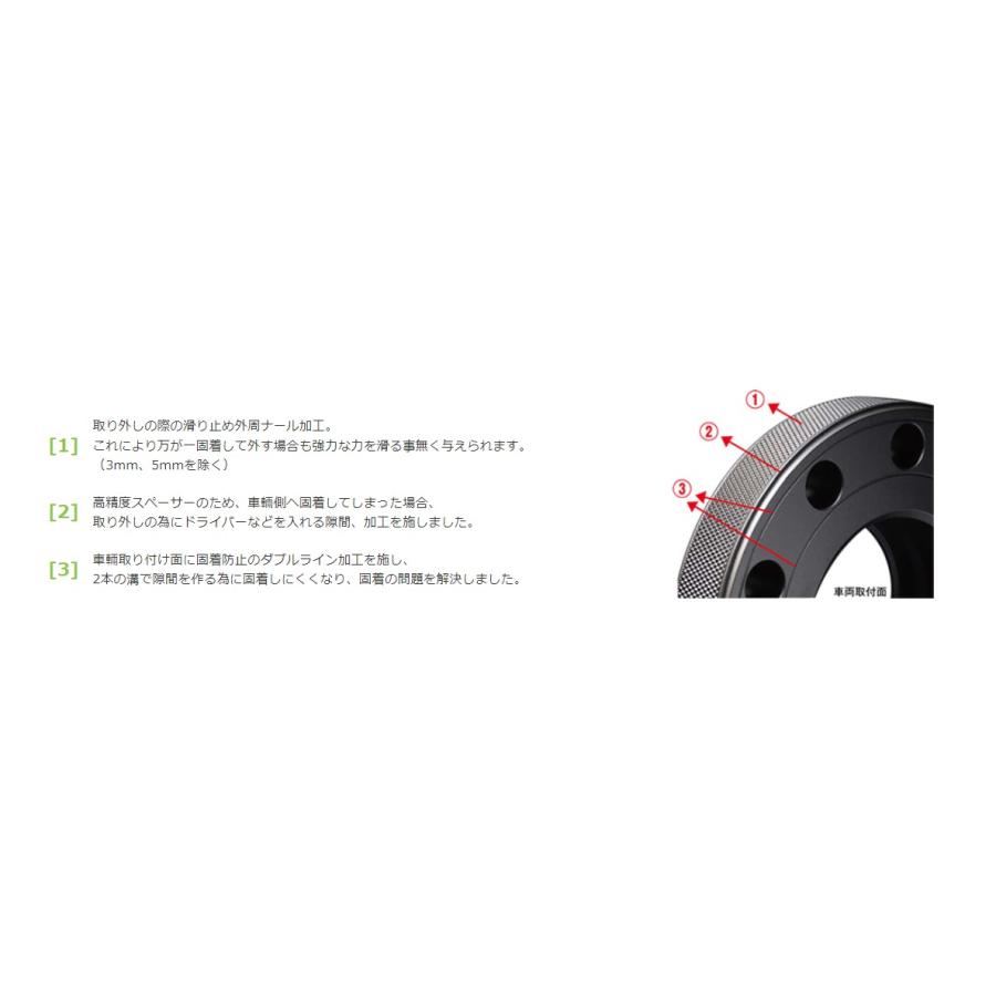 TPI ホイールスペーサー 15mm VOLVO PCD108用 【1SET/2枚】HUB付き 