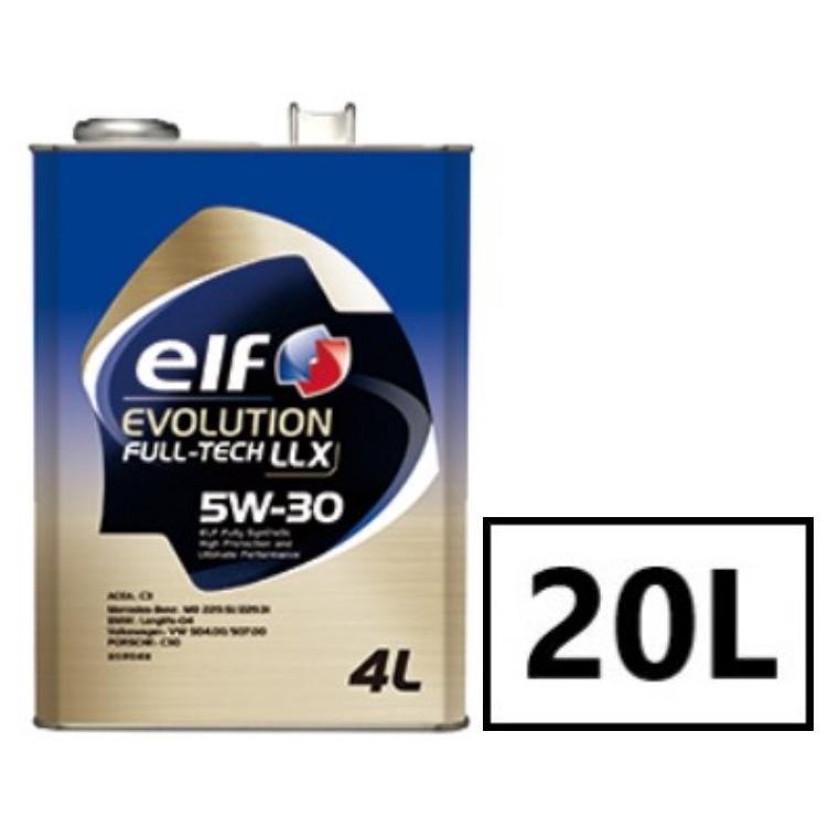 elf エルフ エボリューション フルテック LLX【5W-30 20L×1缶