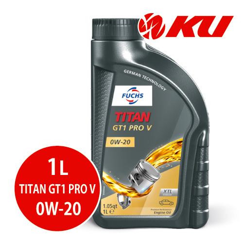 FUCHS（フックス） 日本正規品 FUCHS TITAN GT1 PRO V SAE 0w20 1L×1