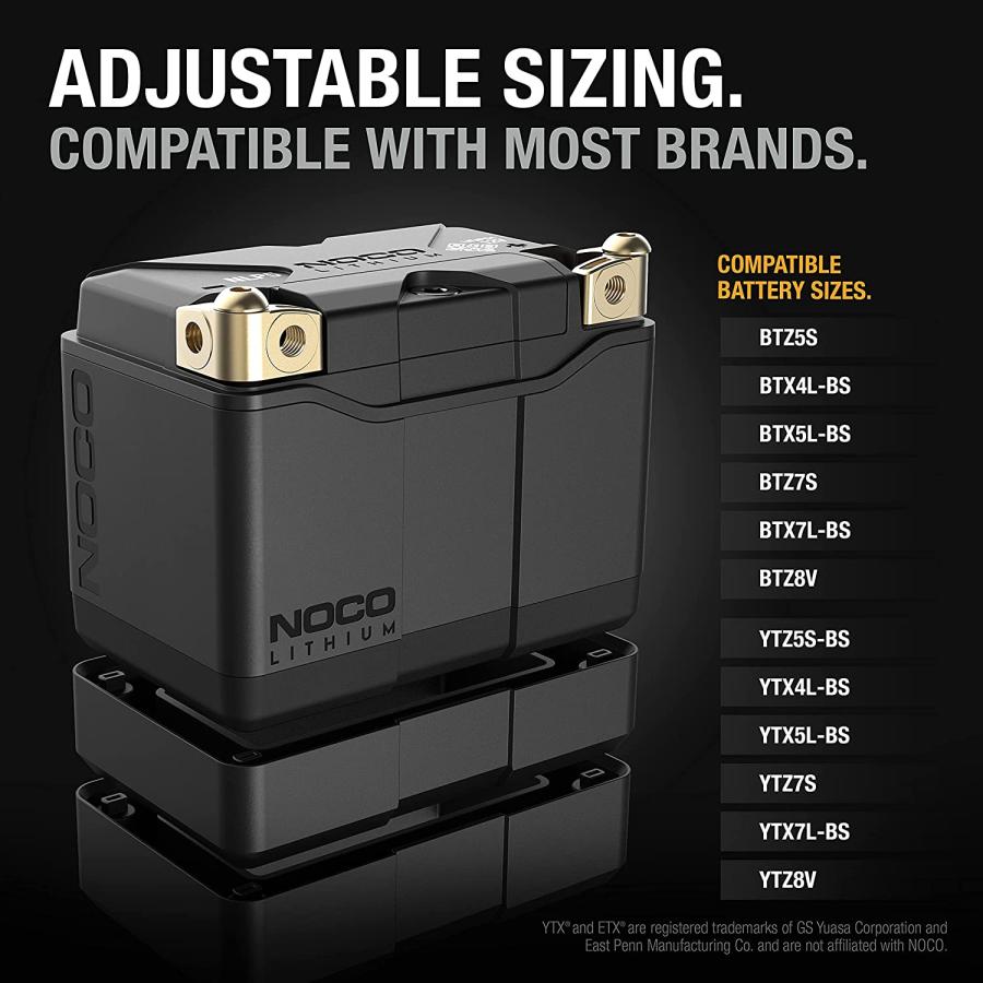 NOCO 　美品⭐︎NLP5 リチウムバッテリー12V 2Ah⭐︎美品　　保証付き NOCO（ノコ） NLP5 LITHIUM リチウムパワースポーツバッテリー リン酸