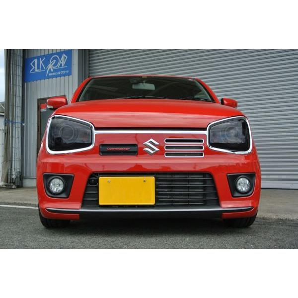 シルクロード ヘッドライトカバー 【ダークスモーク】アルトワークス/アルトターボRS/アルト HA36S [品番:60L-O44DS]