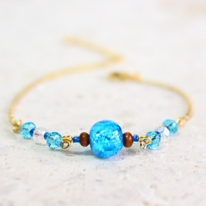 お値下げ！琉球ホタル石　ブレスレット☆ 京都清水寺門前 お土産・仏具の京佛具山口屋｜琉球ホタル石