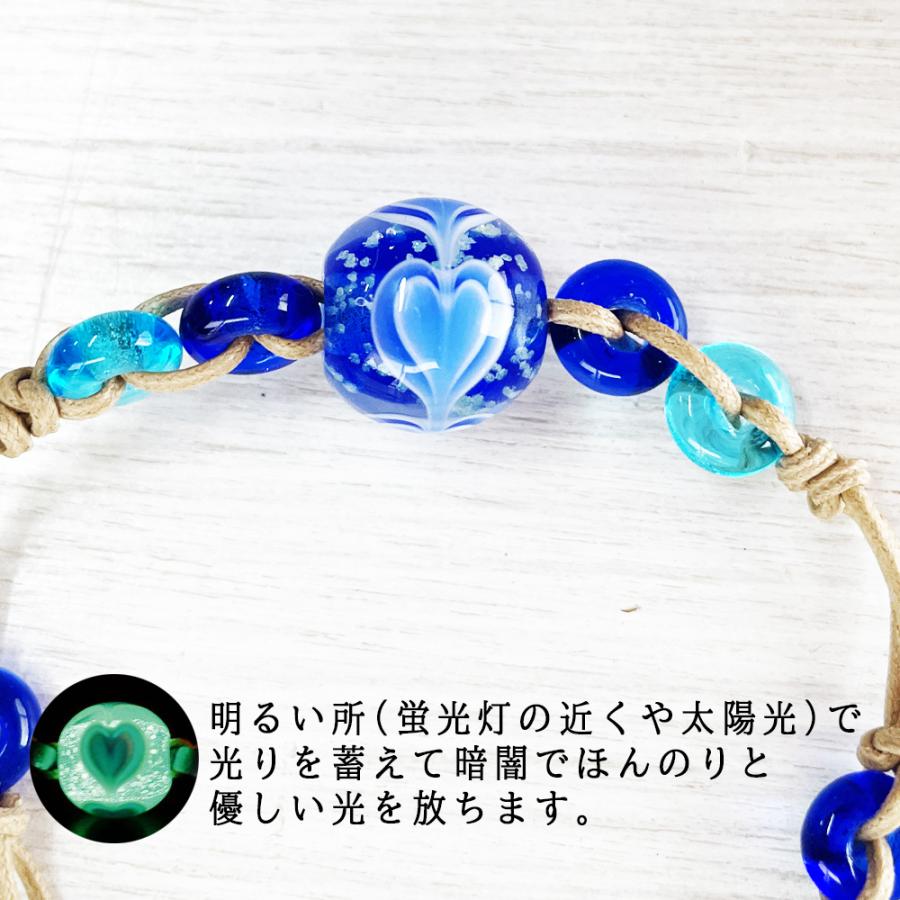 とんぼ玉 ブレス トンボ玉 琉球ガラス アクセサリー 誕生日 プレゼント