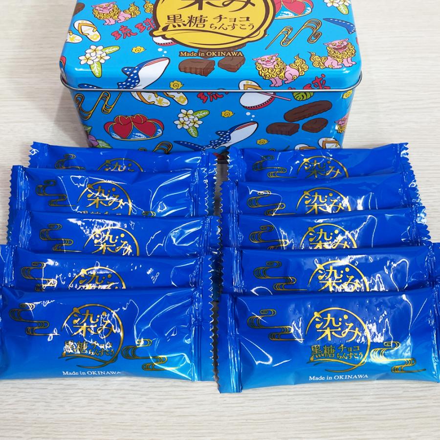 チョコ ちんすこう 可愛い缶 おやつ お菓子 沖縄 手土産 お土産 個包装