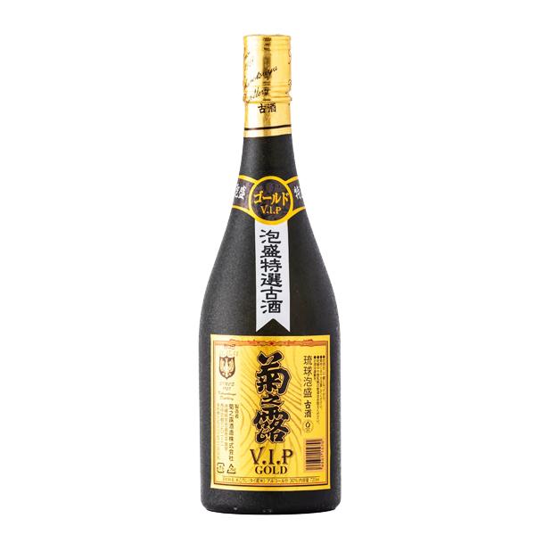 泡盛 菊之露 VIPゴールド 古酒 30度 720ml 菊之露酒造 焼酎 沖縄土産 ギフト 家飲み｜kubagasaya