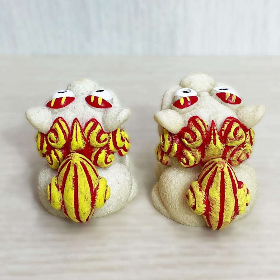 シーサー　魔除け　厄除け　御守り　笑顔　置物　陶器　沖縄　守神 シーサー 御守り 魔除け 厄除け 笑顔 やちむん 守神 焼き物 陶器 沖縄