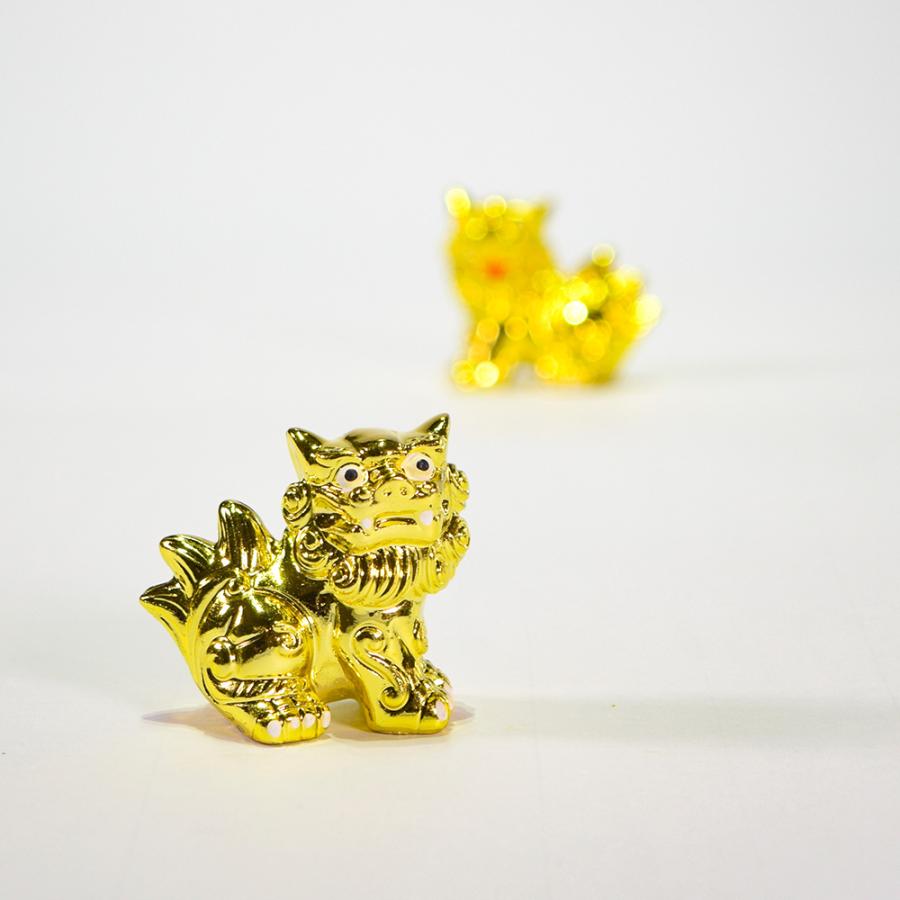シーサー ミニシーサー 獅子 陶器風 ペア 置物 玄関 沖縄 琉球 守り神