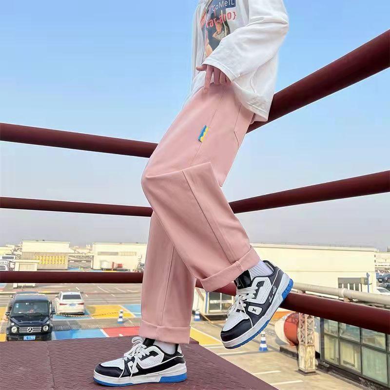 カラーチノパン 太い ゆったり パステルカラー ペールカラー ストレートパンツ 韓国 ファッション ワイドパンツ カジュアルパンツ メンズ ルーズフィット 春服 Pe 久保井 恭 通販 Yahoo ショッピング