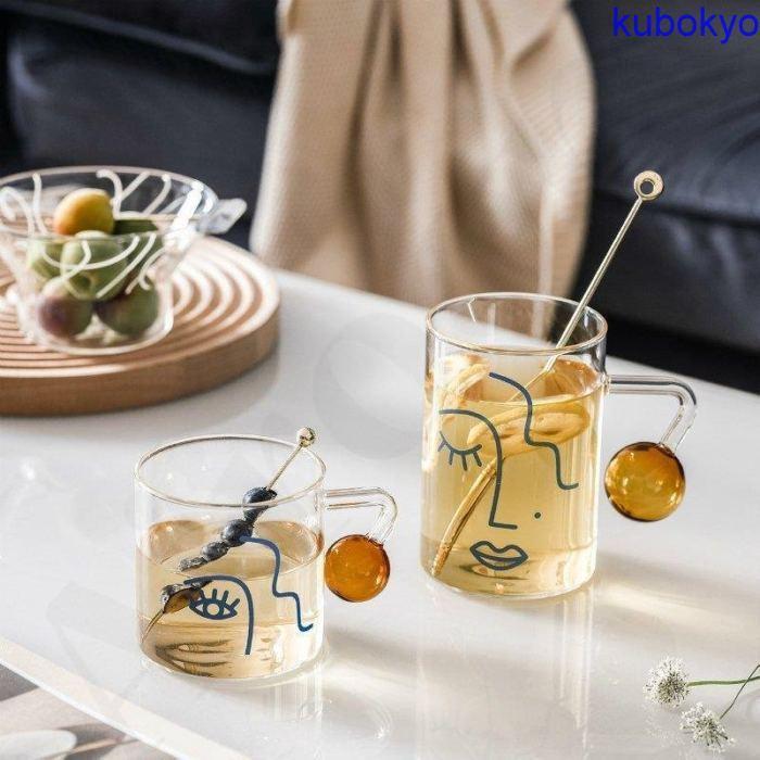 50 Off グラス タンブラー キッチン用品 食器 おしゃれ モダン デザイン イラスト 涼し気 アート クリア ゴールド ブルーハイセンス モノトーン 都会的 Discoversvg Com
