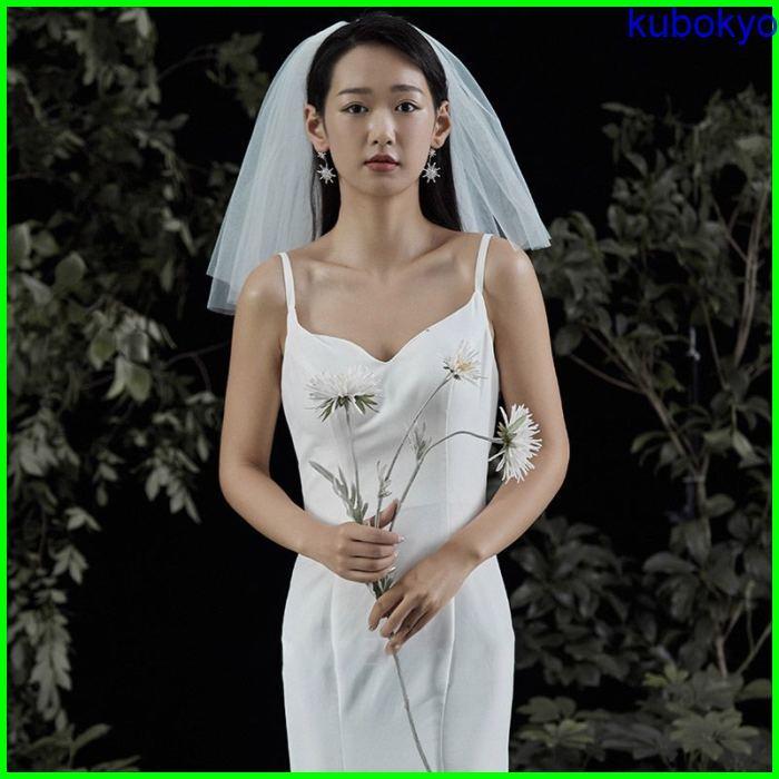 ブライダルベール 初恋 シンプルベール ショートベール 二重ベール ベールアップ 可愛い 結婚式 ウェディングベール オフホワイト プリンセス 森ガール 旅行撮影 Pf6f6 久保井 恭 通販 Yahoo ショッピング