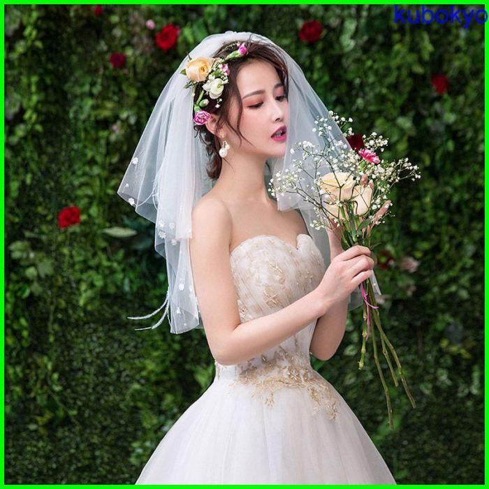 ブライダルベール ショートベール ウェディングベール 結婚式 披露宴 刺繍付き パール付き スパンコール 手作りベール ベールダウン ベールアップ オフホワイト Pb 久保井 恭 通販 Yahoo ショッピング