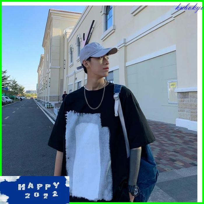 ゆったり アートプリントtシャツ 韓国 ファッション メンズ ショート スリーブ メンズ ストリート カジュアル メンズ 春 秋 夏 個性 大きいサイズ Pf9b 久保井 恭 通販 Yahoo ショッピング