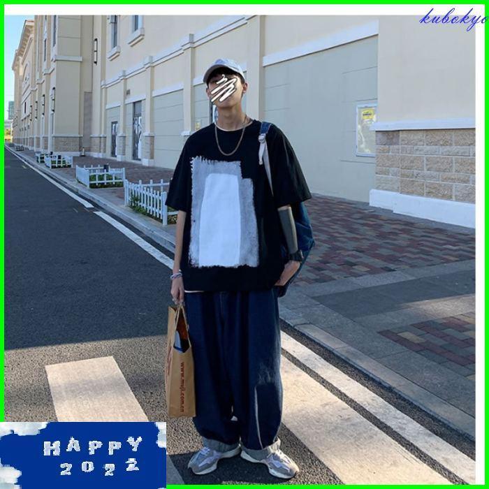 ゆったり アートプリントtシャツ 韓国 ファッション メンズ ショート スリーブ メンズ ストリート カジュアル メンズ 春 秋 夏 個性 大きいサイズ Pf9b 久保井 恭 通販 Yahoo ショッピング