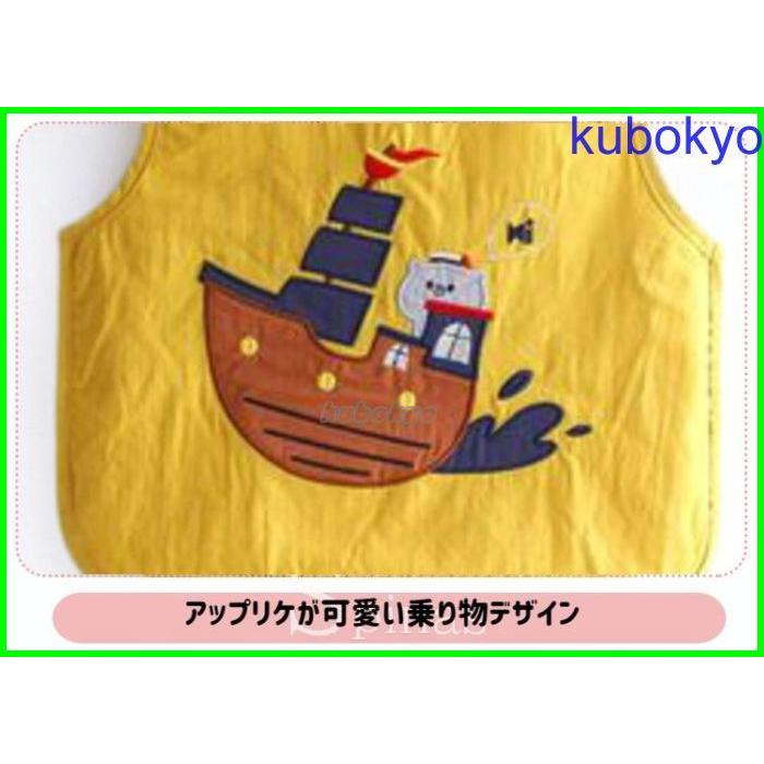 大好きな海と宇宙の乗り物 デザイン スモック 子供 キッズ 帆掛け船 潜水艦 船 UFO ノースリーブ スナップ 防水 ベビービブ キッズスタイ 保育園 幼稚園 お食事|kubokyo|04