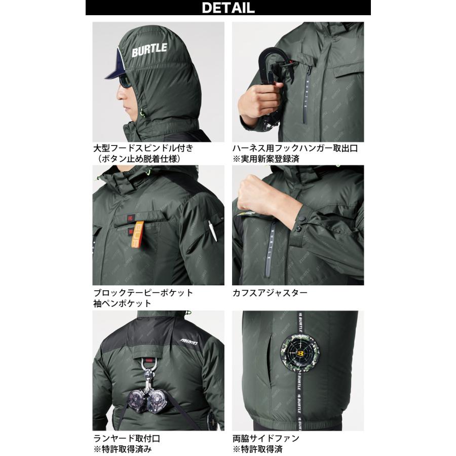BURTLE（バートル） エアークラフト 2024年モデル ACブルゾン（ユニ