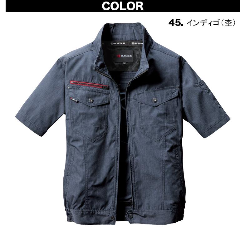 BURTLE 空調服　XL ネイビー BURTLE（バートル） 2026年型モデル エアークラフト半袖ブルゾン
