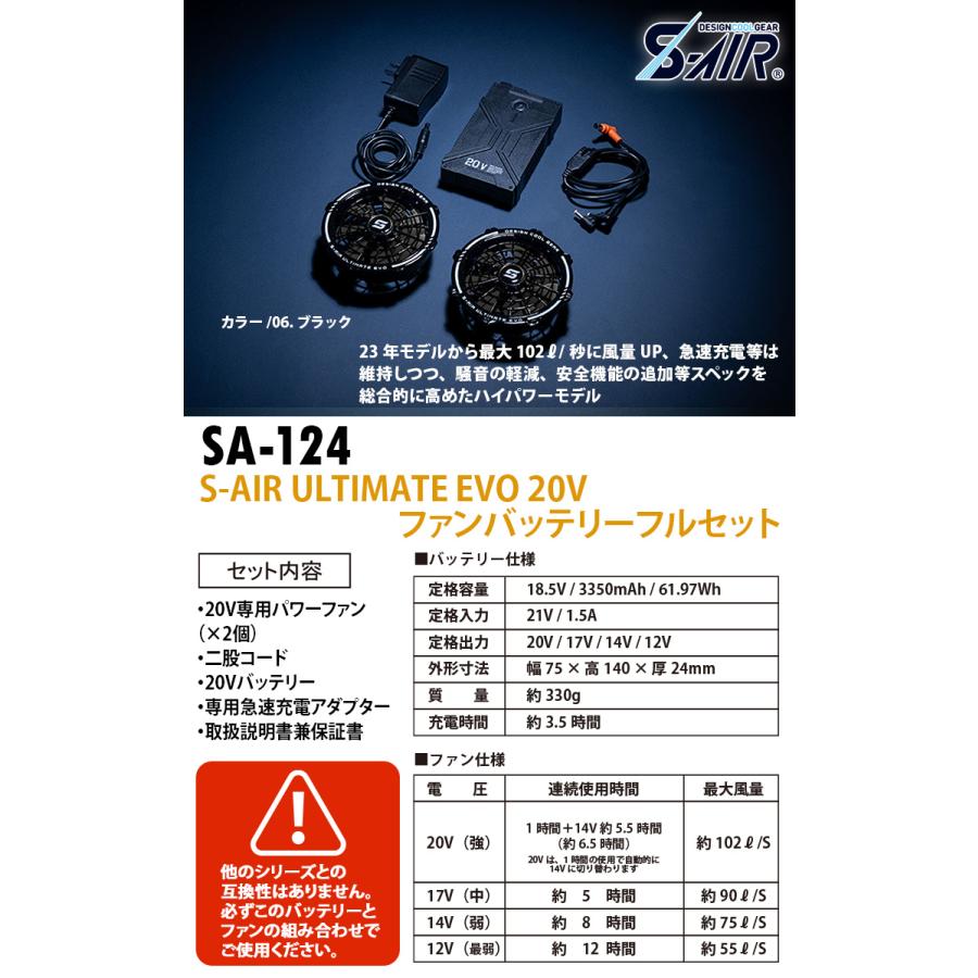 SーAIR シンメン S-AIR ULTIMATE EVO 2024年新型 20Vバッテリー専用