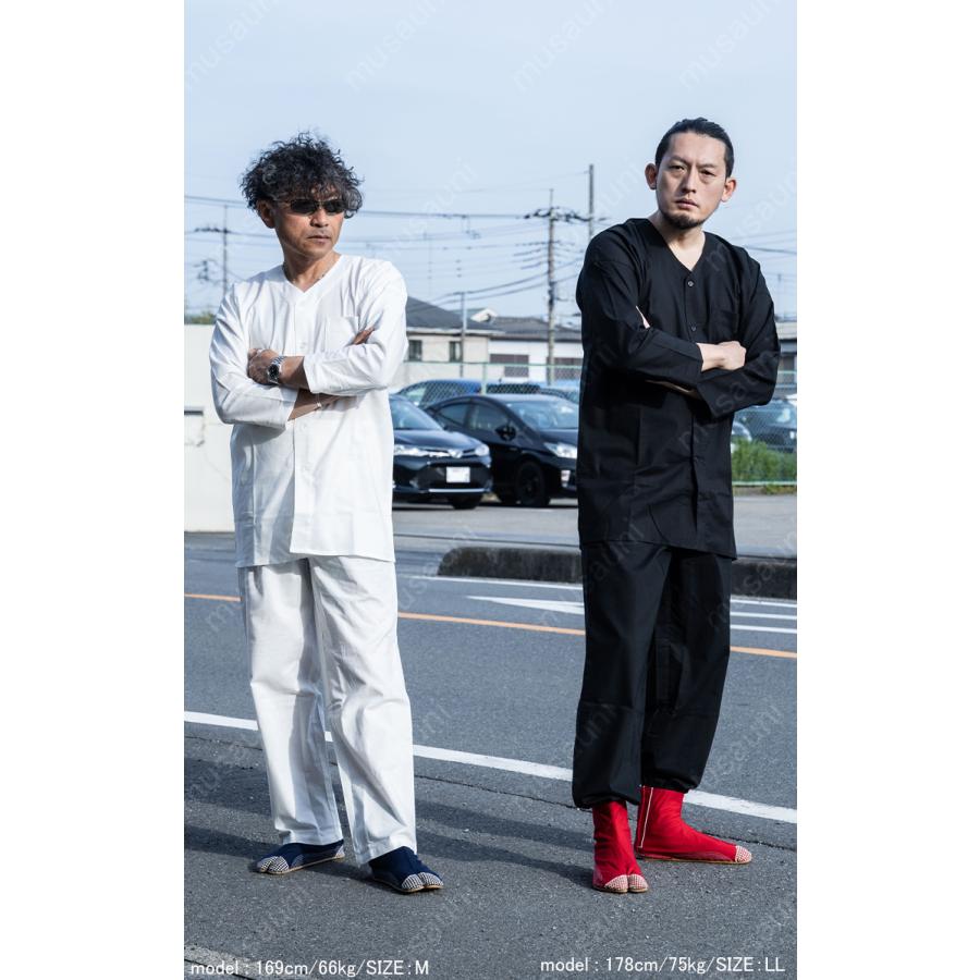 武蔵野ユニフォーム 鯉口 シャツ 作業 着 HOOH 鳳皇 村上被服 鯉口 
