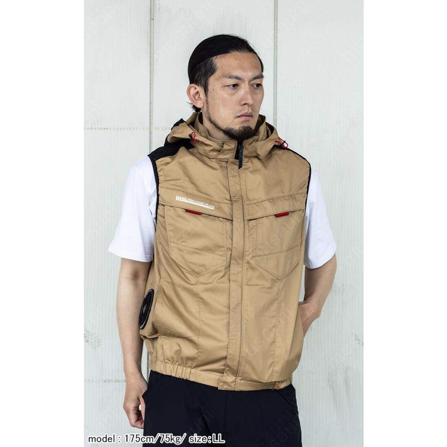 HOOH（鳳皇） 2025年新商品 快適ウェア 空調作業服 エコ素材 サイド