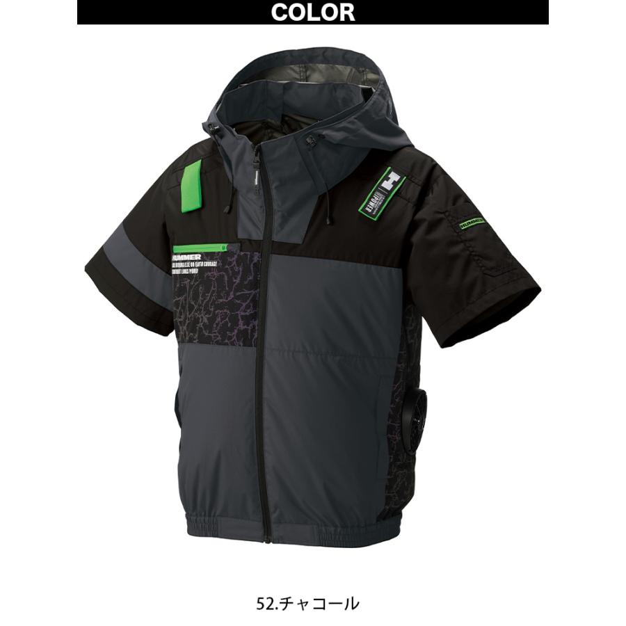 アタックベース 2026年新色 空調風神服チタン半袖 HUMMER ハマー 09905
