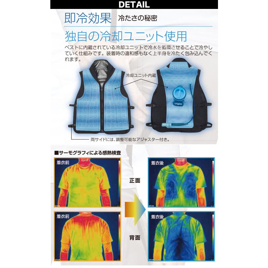 アタックベース 2025年新商品 水冷ベスト 11120 冷水循環システム USB