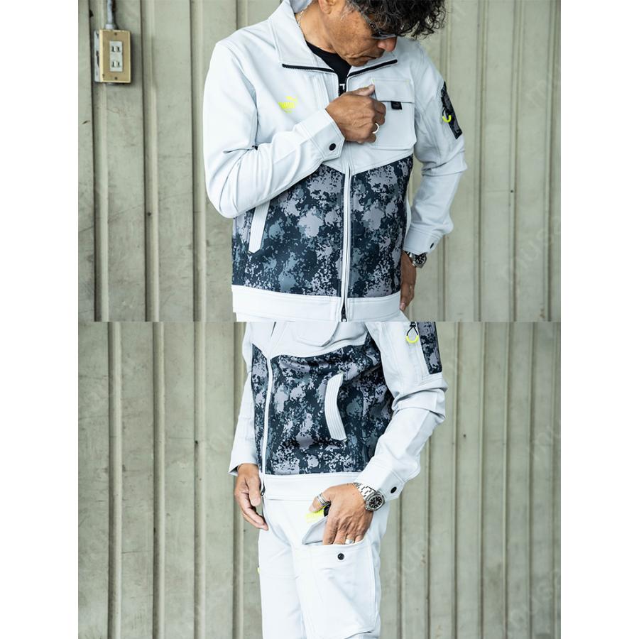 PUMA WORKWEAR 作業ウェアPUMA カーゴパンツ PW-3015A 単品 ストレッチ