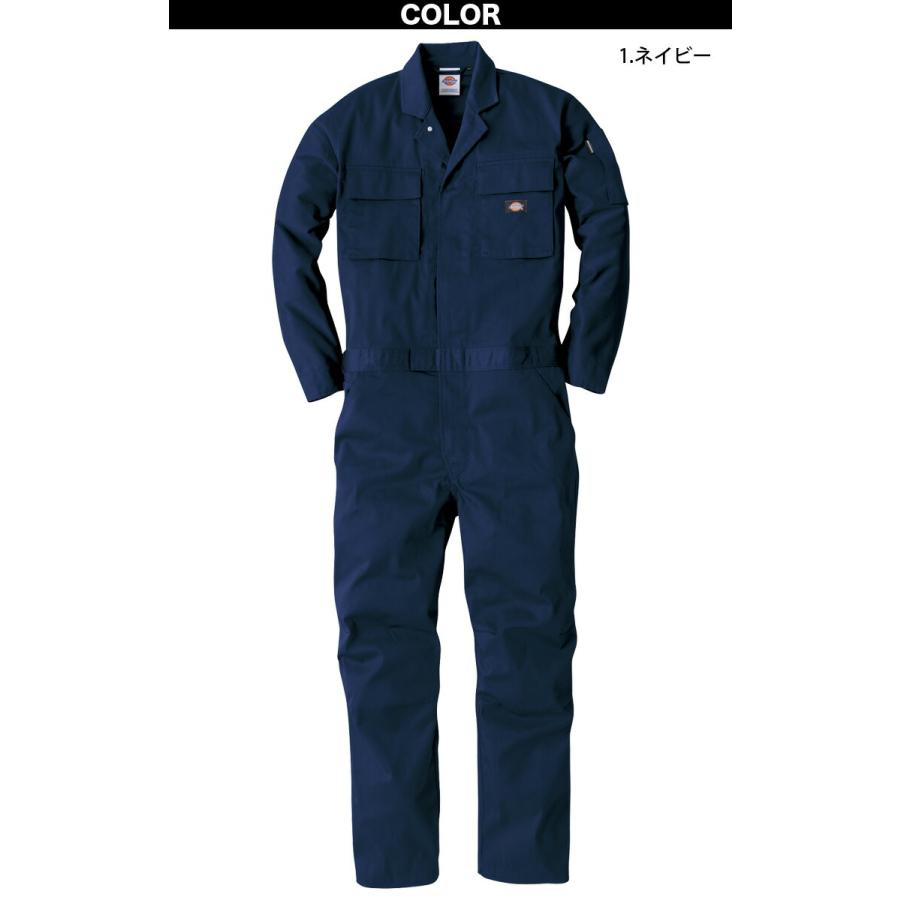 Dickies（ディッキーズ） T/Cストレッチツナギ D-766 SS〜5L Dickies
