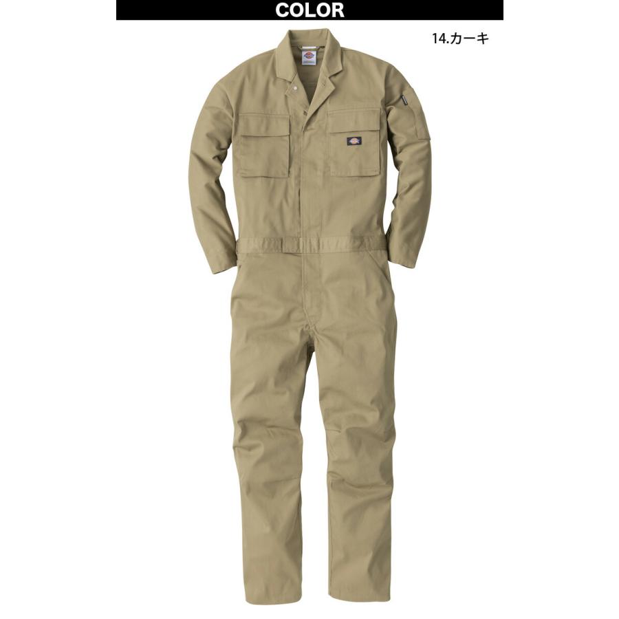 ディッキーズ T/Cストレッチツナギ D-766 SS〜5L Dickies ストレッチ