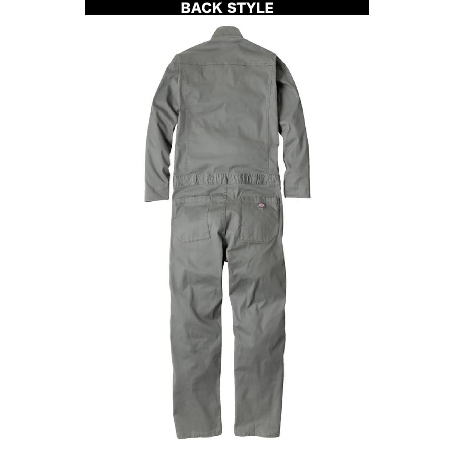 Dickies（ディッキーズ） ストレッチヘリンボーンツナギ D-916 長袖 XS