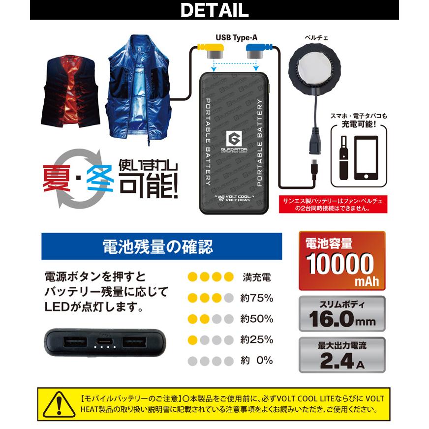 2024年新商品 空調風神服 コーコス ペルチェ 空調半袖ブルゾンGL-4020/GP-834/GB-832/GF-886 ペルチェ/ファン/モバイルバッテリーフルセット｜kucho100ka｜19