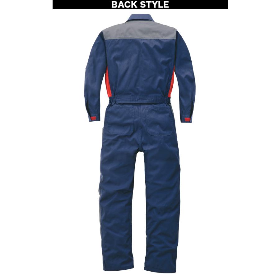 山田辰 つなぎ服 203 長袖 Kansai 帯電防止 日本製生地 整備 自動車