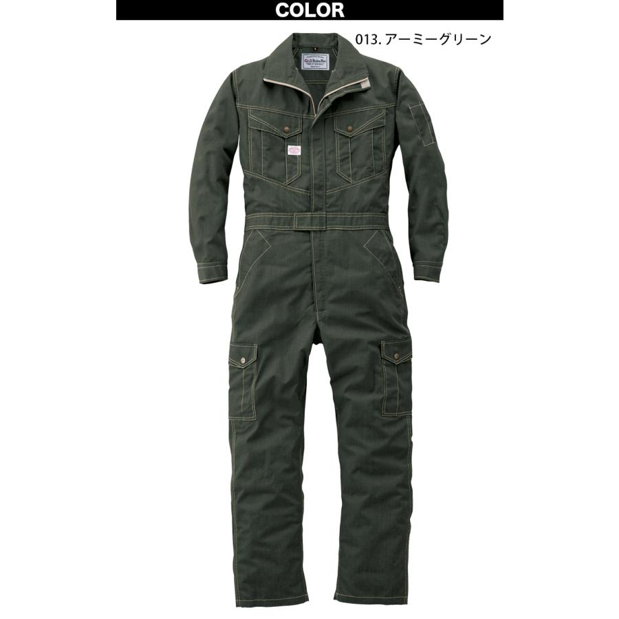 山田辰 Auto-Bi 高機能春夏長袖つなぎ服 6310 ツナギ デニム風 帯電