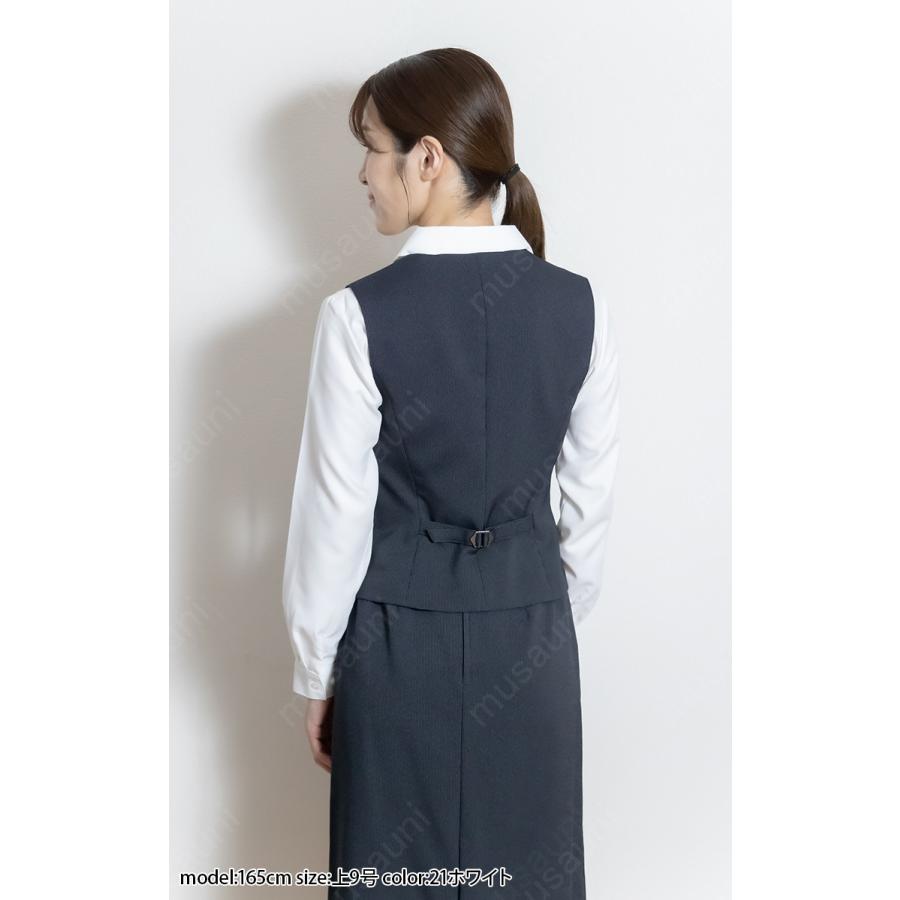 未使用長期保管品 長袖 襟付き リーズ・ユナイテッド 94 96 サード UNILADY 長袖ブラウス U8700 5号〜15号 洗濯機 透けにくい 肩パット