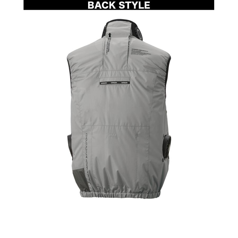 新品未使用！HYBRID COOL VEST 空調服 フリーサイズ サンエス 空調風神服 ハイブリッドクールベスト EF92692S セット
