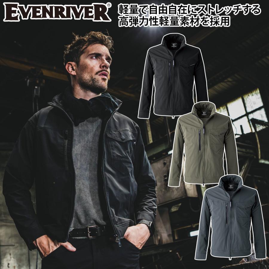 イーブンリバー 秋冬 2025年 新商品 フレックエアーストレッチブルゾン