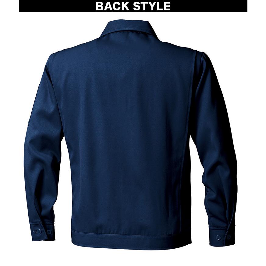 寅壱 チャックジャンパー 2530-101 制電 防塵 高耐久性 混紡 鳶 トビ