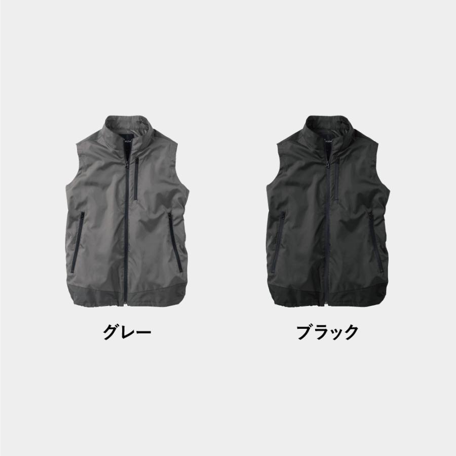 l*w様 空調ベスト　黒 Amazon.co.jp: 空調服 ベスト(服単体) AR22202 立ち襟