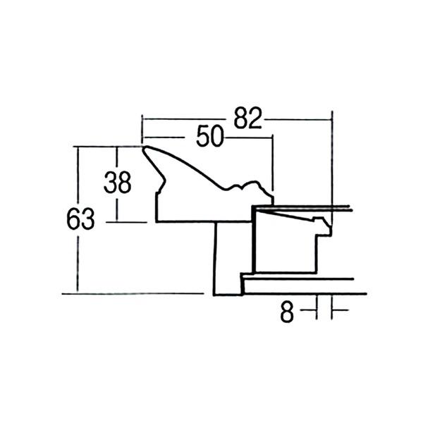 ルイ式ゴールド油彩額縁 P12号 ルイ式 油額 〕 P12号（606×455mm）ゴールド 高級油絵額