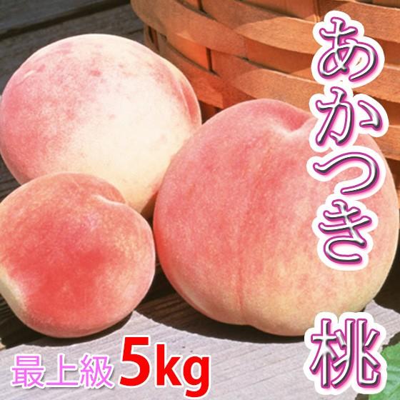 あかつき 桃 最上級 大玉 5kg 11~12玉 糖度も13度前後と大変甘い｜kudamonoya