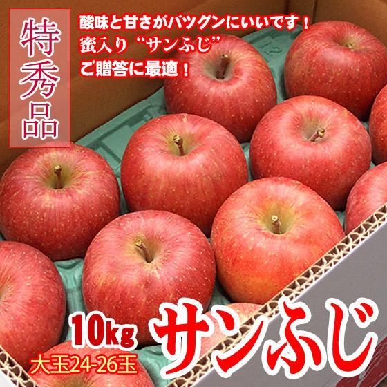 ★harry ★harryの商品です。 長野県産サンふじ　10キロ 青森りんご 送料無料 家庭用サンふじ10キロ28〜40玉 発送は11月20日頃