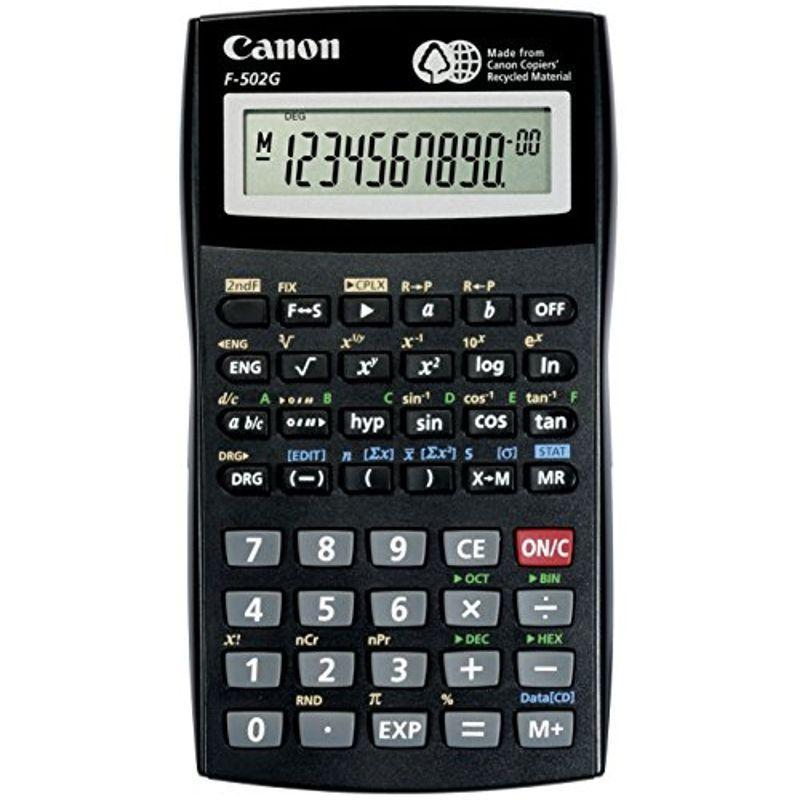キヤノン 140関数電卓 土地家屋調査士試験対応 お洒落 F 502gsob