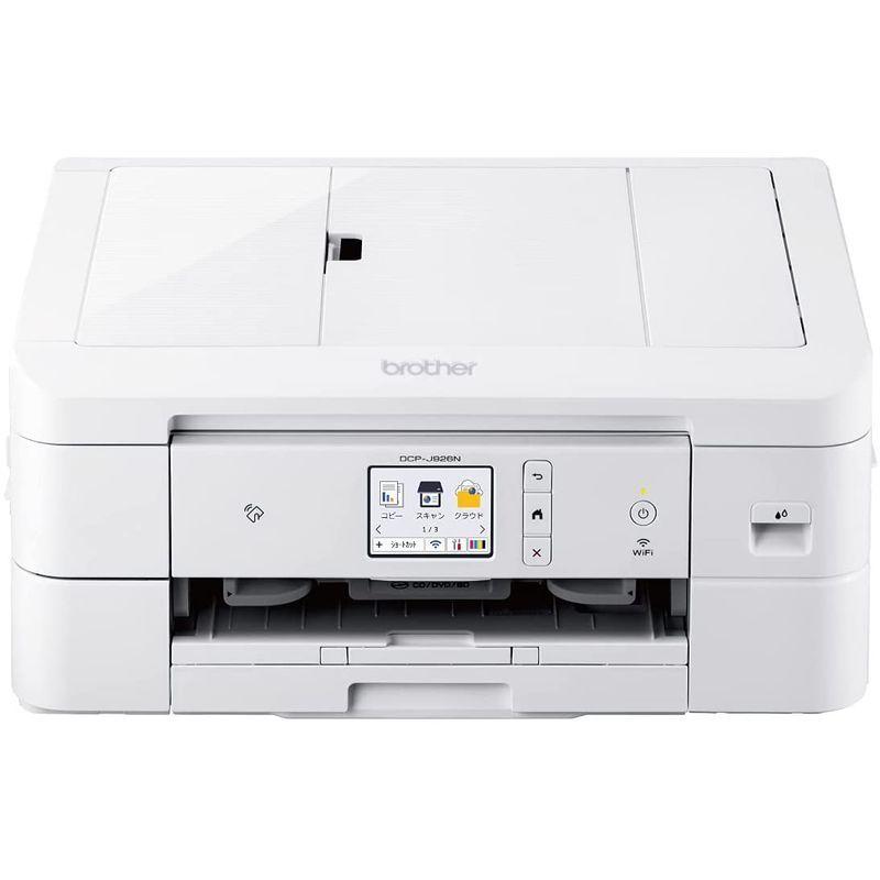 ブラザー工業 プリンター A4インクジェット複合機 DCP-J926N-W (ホワイト/Wi-Fi/自動両面印刷/スマホ・タブレット接続/A プリンター A4インクジェット複合機 DCP J926N ホワイト/Wi Fi/自動両面印刷/スマホ タブレット接続/A カラー