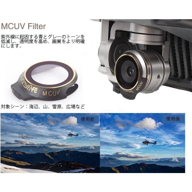 人気商品！】【人気商品！】YYFRIEND DJI MAVIC PRO UAVカメラフィルターアクセサリークワッドフィルター -6P(ND4 ND8  ND16 ND3 レンズフィルター