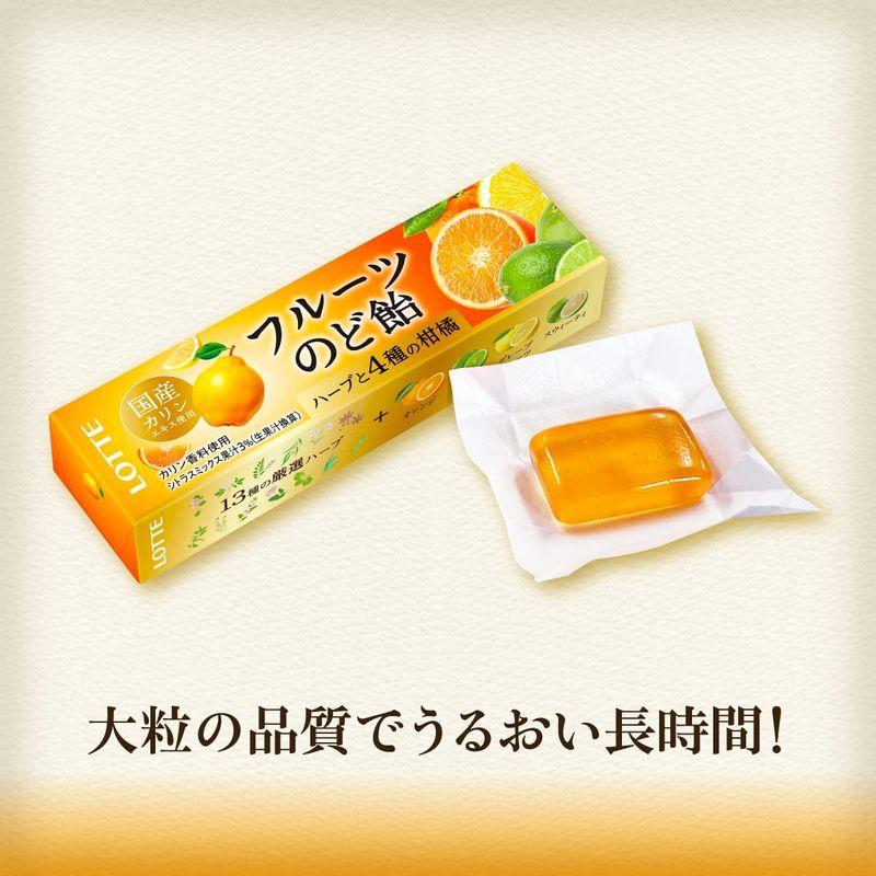 ロッテ フルーツのど飴 11粒×10個｜kudos7｜02